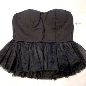 Mable Black Sleeveless Corset Size Small Apricot Lane Boutique